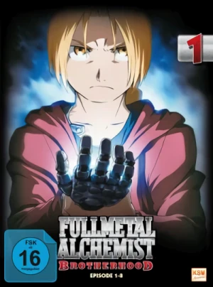 Full Metal Alchemist: Brotherhood Volume 1 Cover DVD