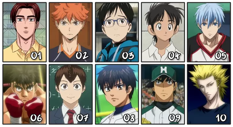 Which Protagonist from Our Top 10 Sports Anime Do You Like the Most? –  