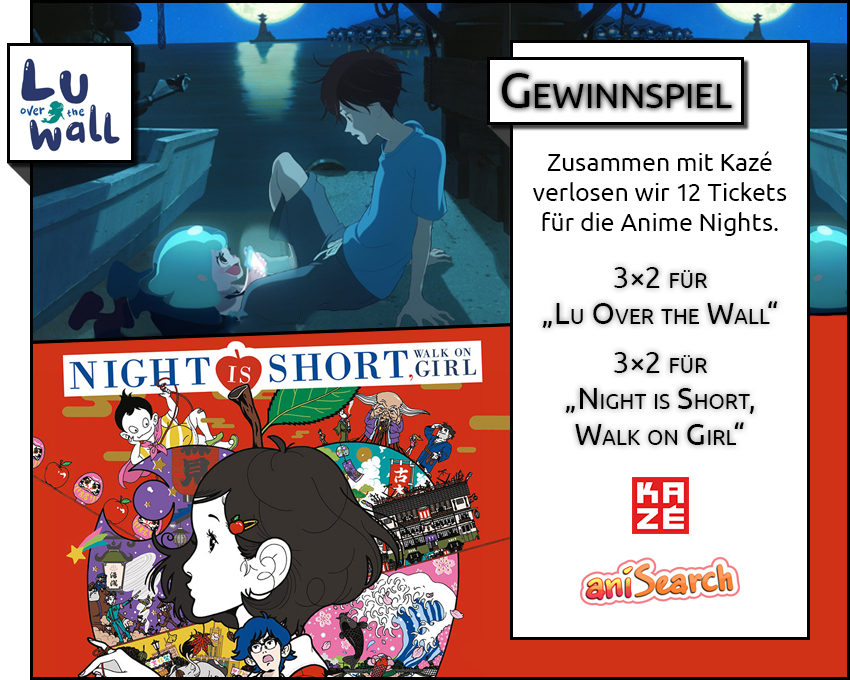 Gewinnspiel – Kinokarten für die Kazé Anime Nights