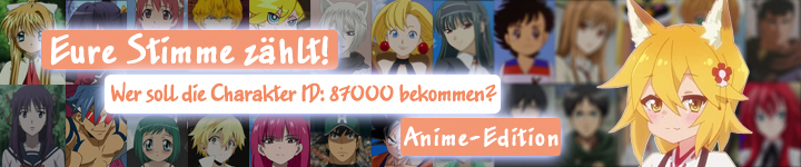 87000 Anime-Edition Charakter-Wahl